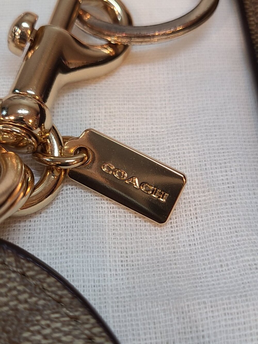 NWT Coach Mini Skinny ID Holder with matching mirror purse charm - Picture 8 of 10